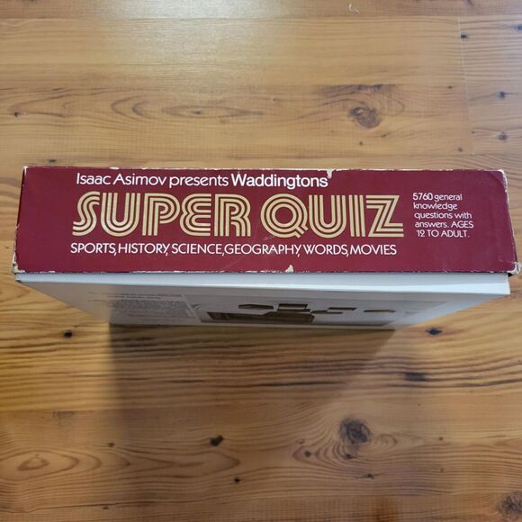 Isaac Asimov's Super Quiz Trivia Game 411 by Waddingtons 1982. COMPLETE! - Picture 3 of 14